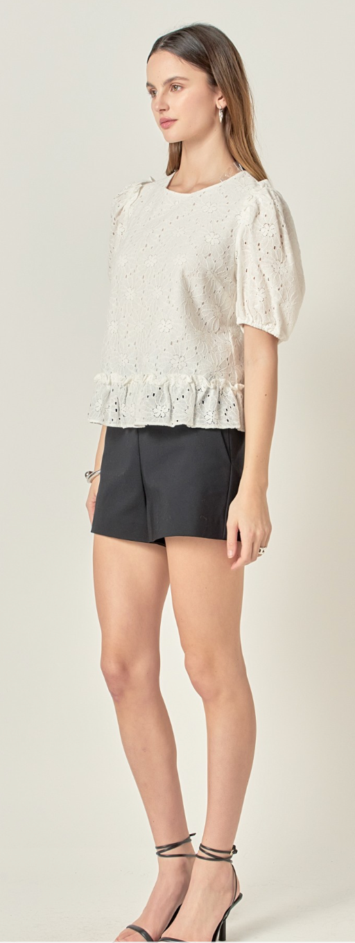 The Lace Whisper Top