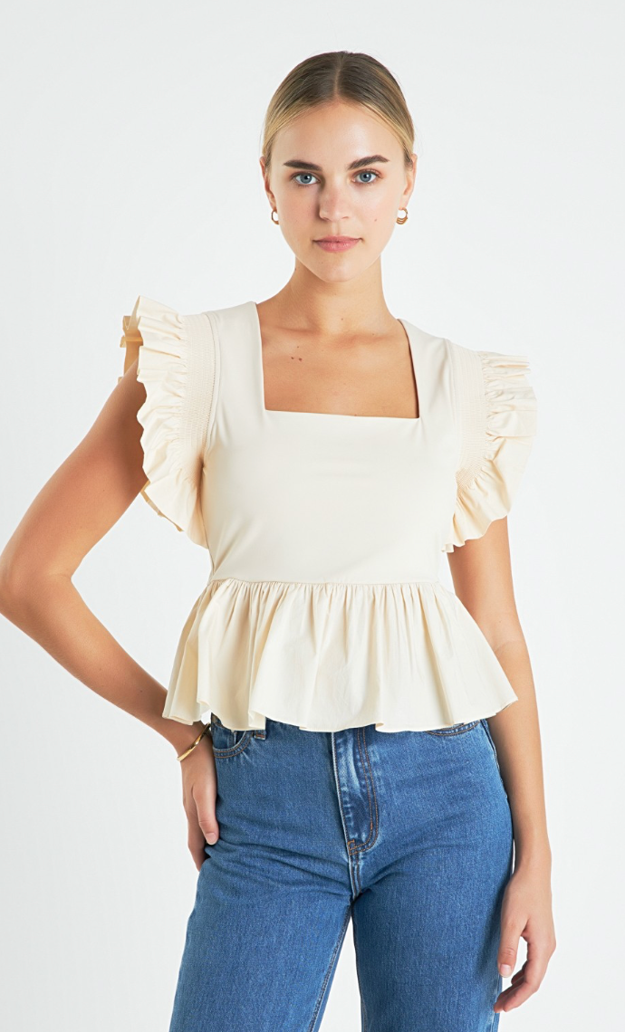 The Boheme Ruffle Top