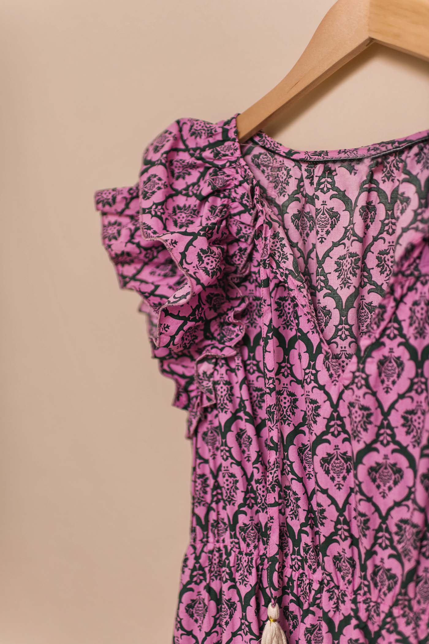 Lavender Tile Print Maxi