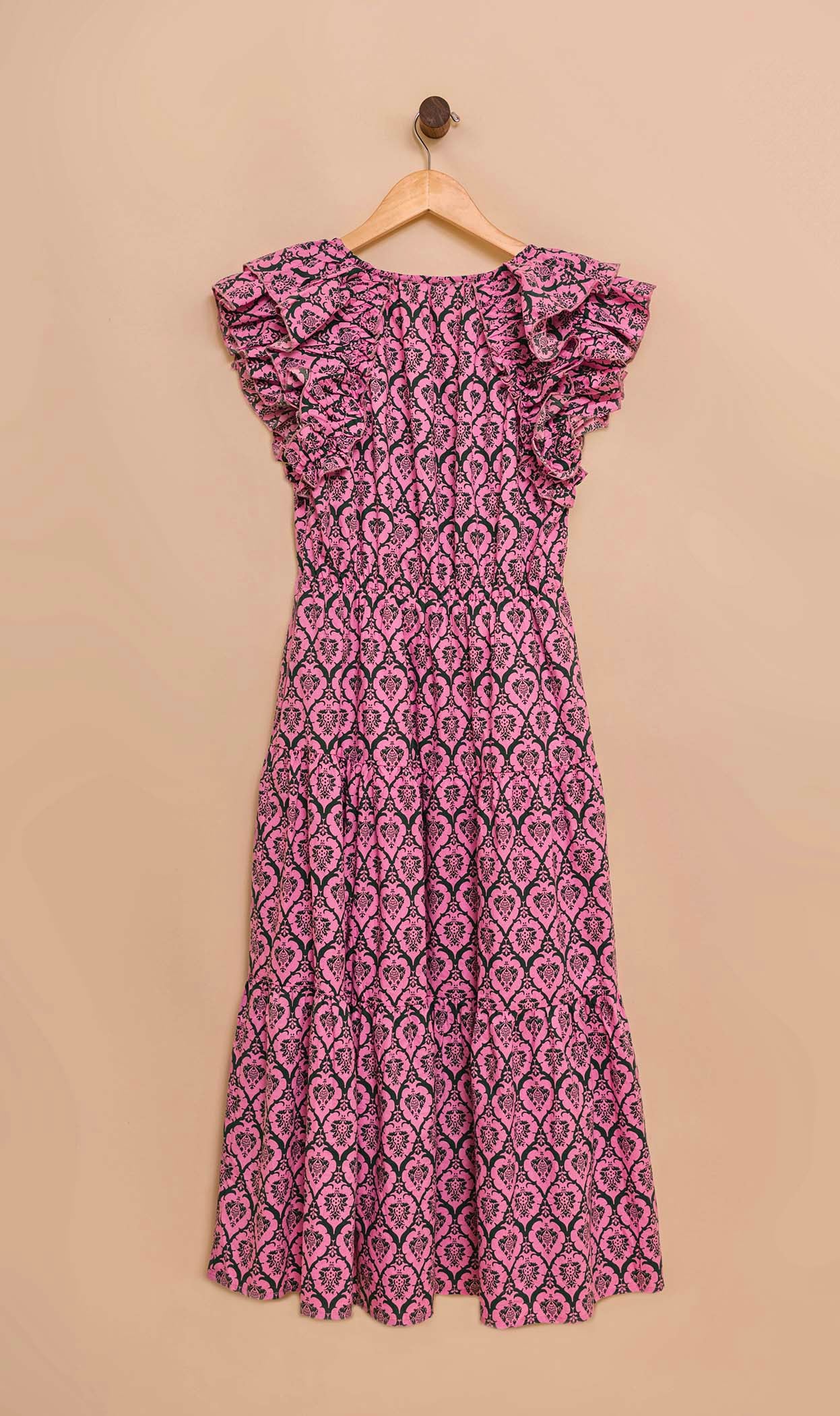 Lavender Tile Print Maxi
