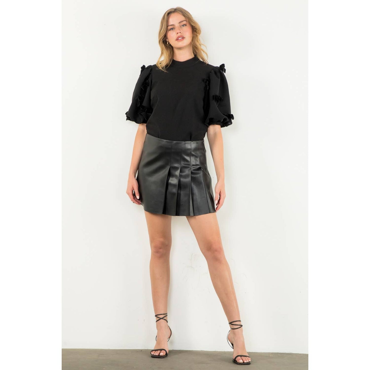 Kick Pleated Skirt