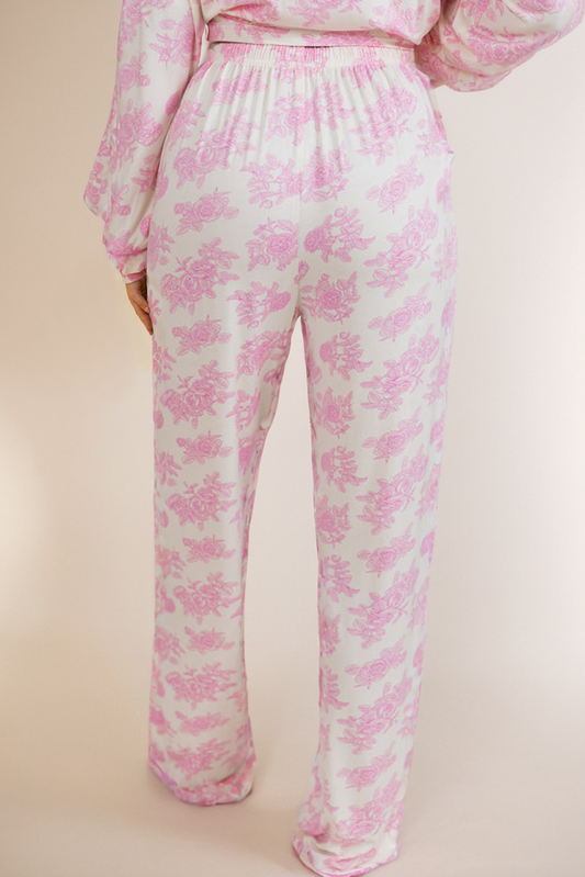 Snow Flowers PJ Set