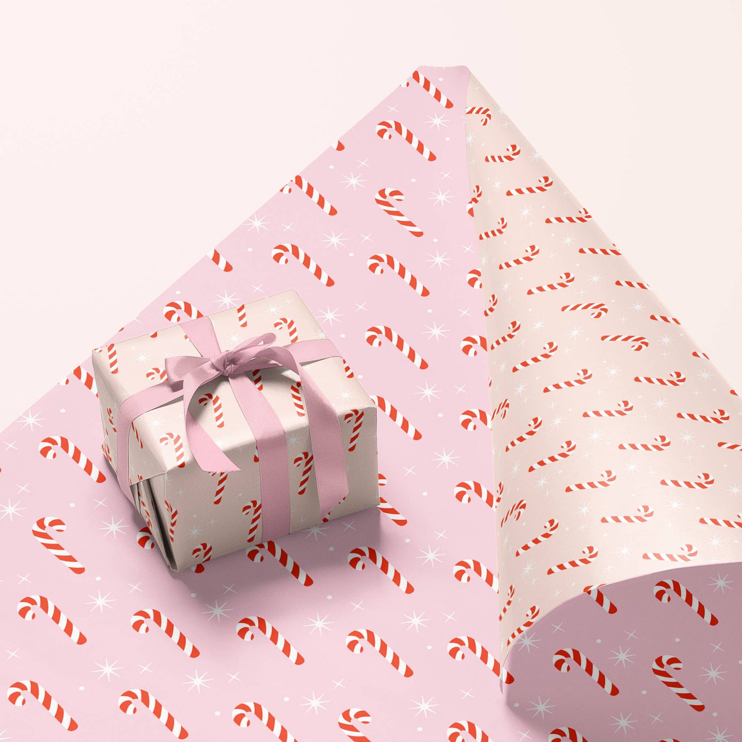 Holiday Gift Wrap Candy Cane