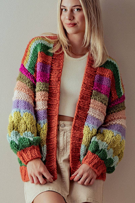 All The Colors Stitch Cardi