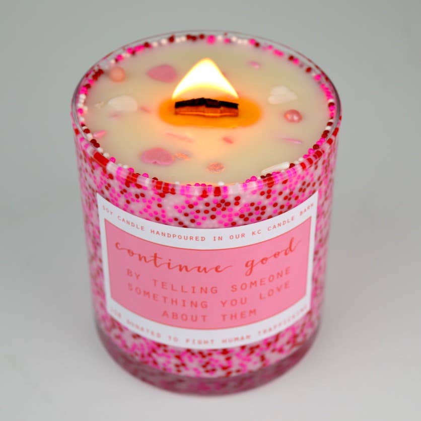 Valentine's Day Candle