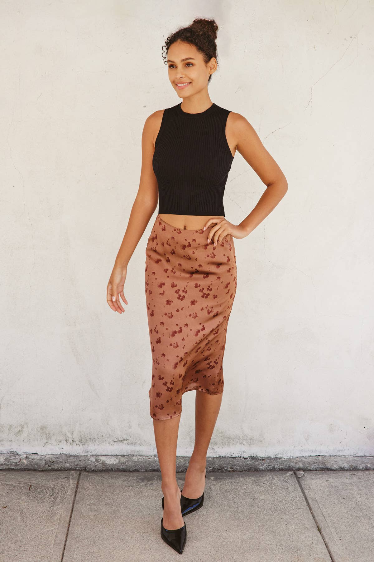 Cheetah Midi Skirt