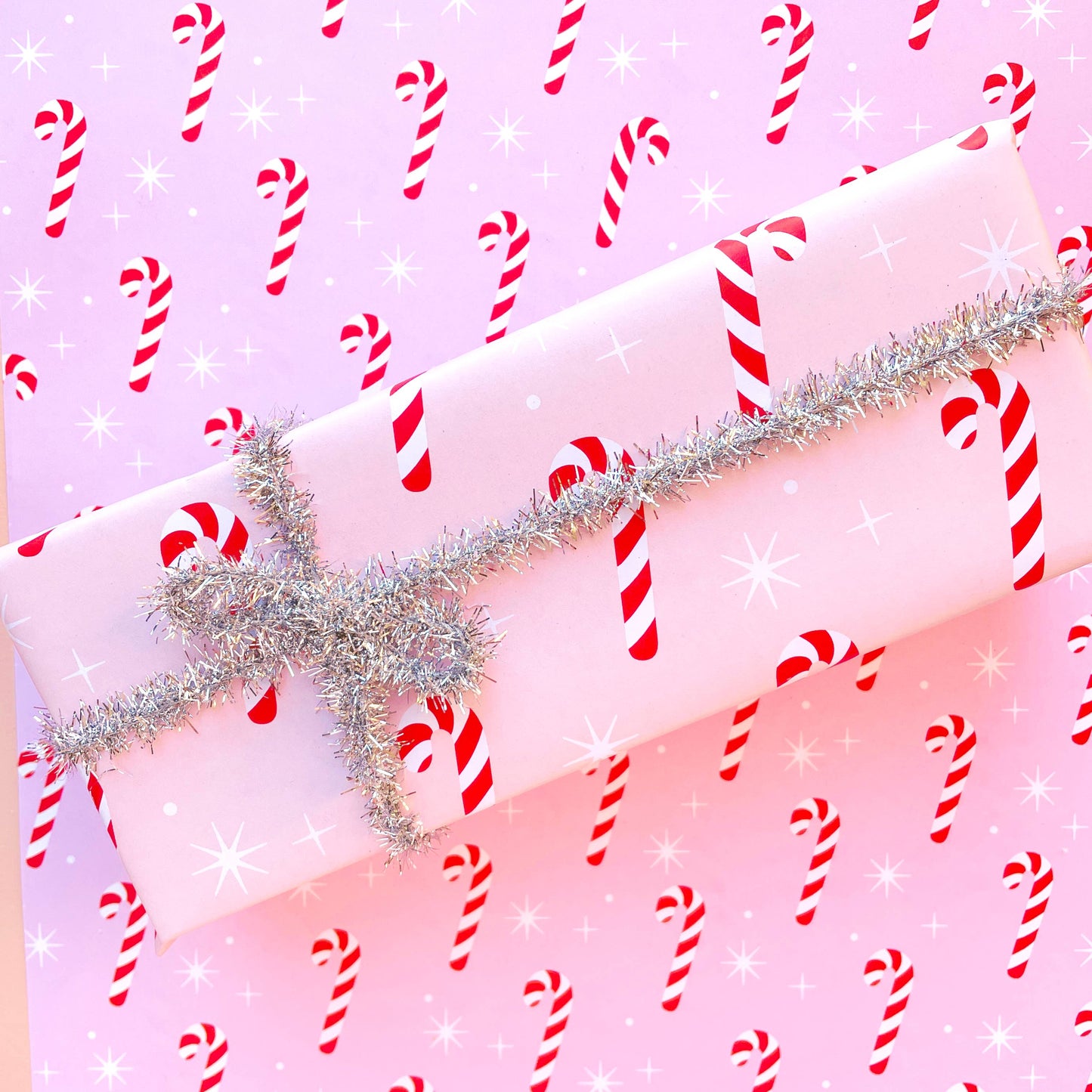 Holiday Gift Wrap Candy Cane