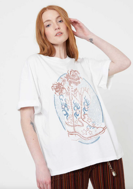 Boots & Roses Tee