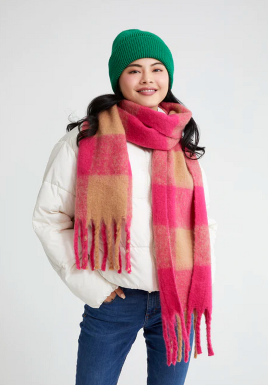 Colorful Check Scarf