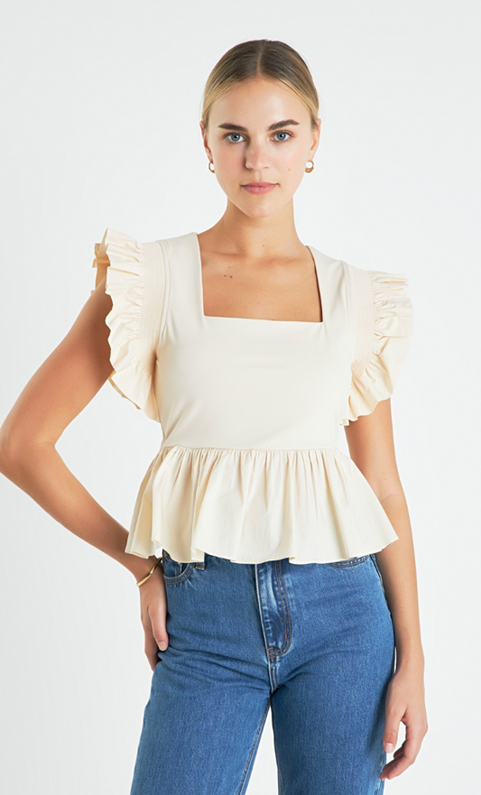 The Boheme Ruffle Top