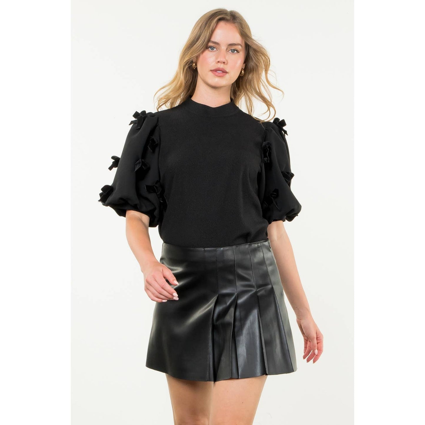 Kick Pleated Skirt