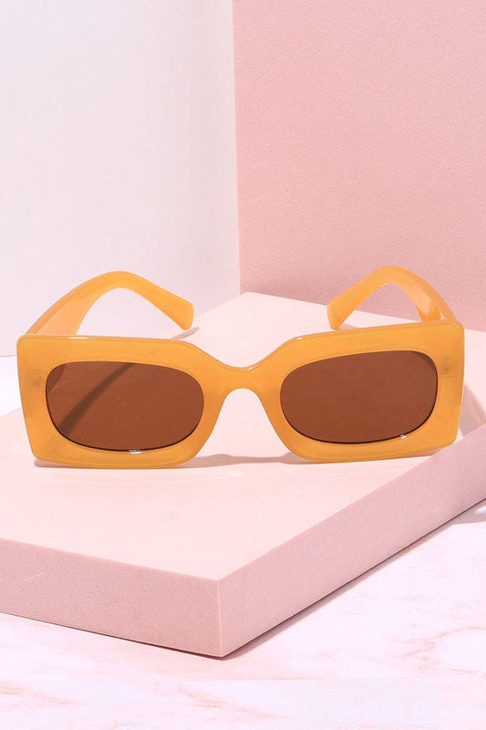 OOO Rectangle Frame Sunglasses