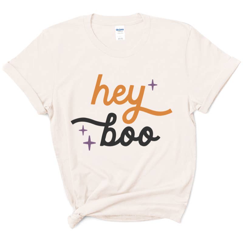 HEY BOO HALLOWEEN Graphic Tee