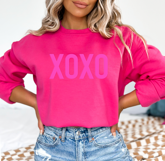 XOXO Embossed Sweatshirt