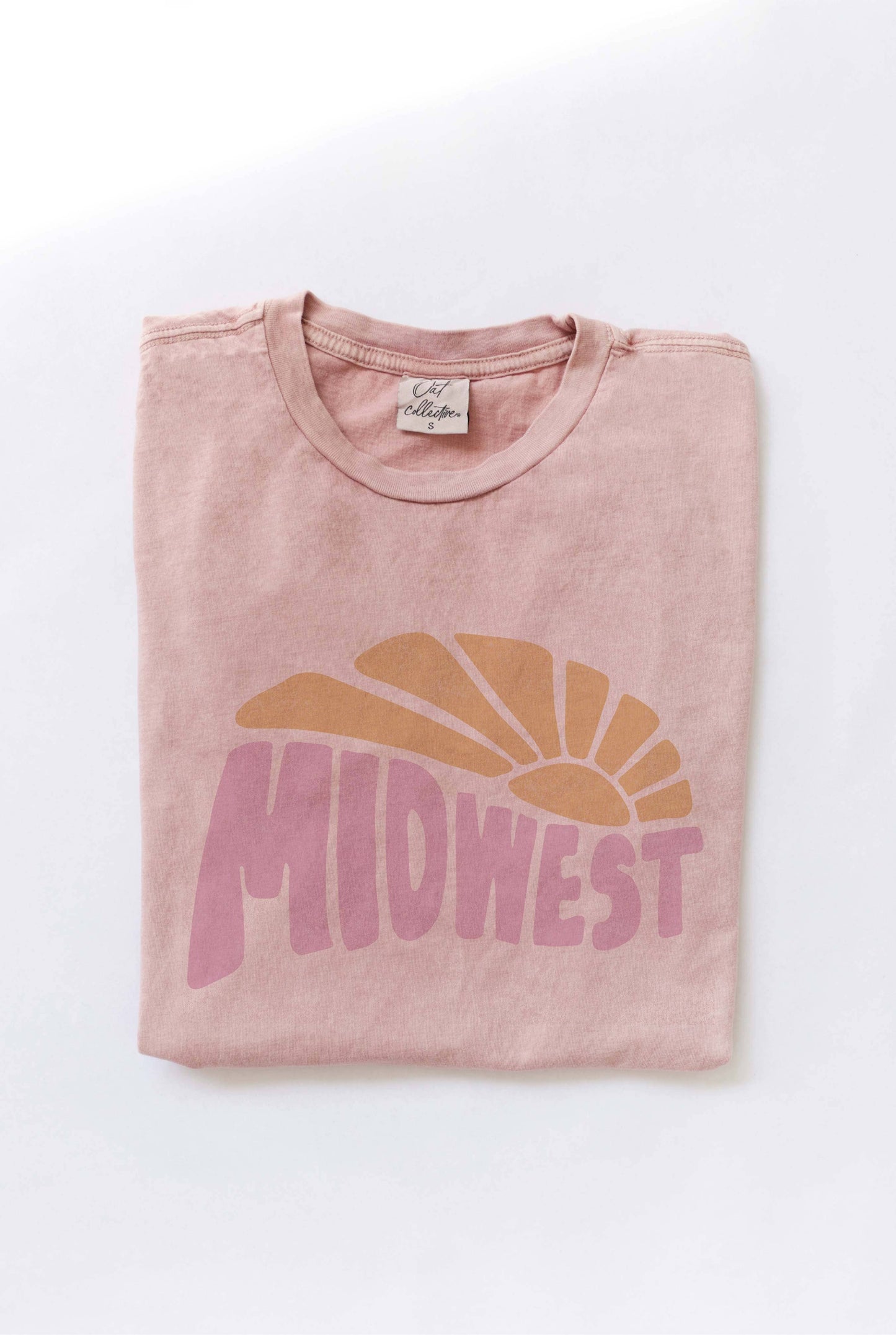 MIDWEST SUNSHINE Mineral Washed Graphic Top