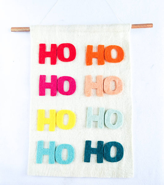 Ho Ho Ho Christmas Banner