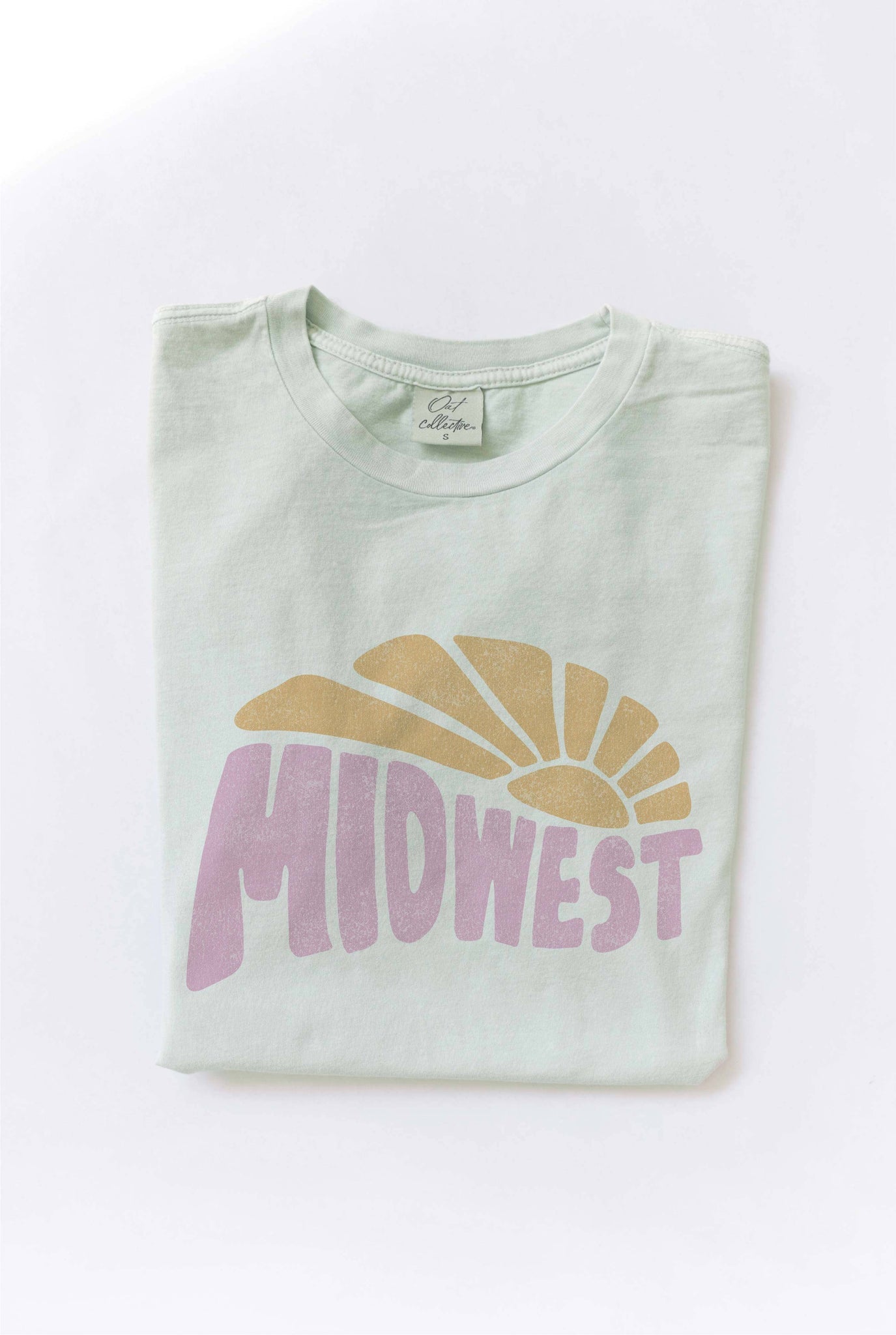 MIDWEST SUNSHINE Mineral Washed Graphic Top